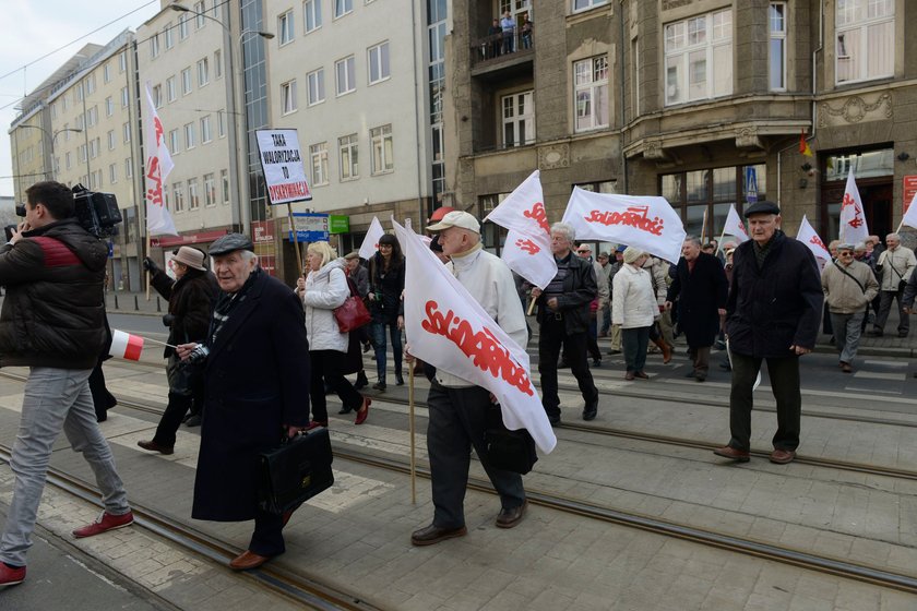 Protest emerytów