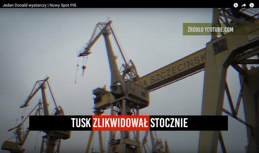 Nowy spot PiS oskarżający Tuska