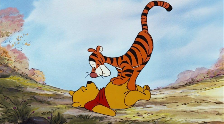 Tigris és Micimackó a rajzfilmklasszikusban