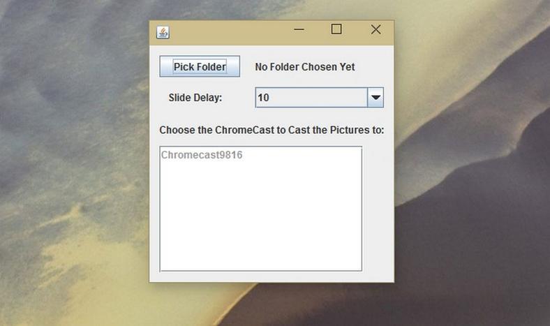Pecetowa aplikacja Piccastr ma minimalistyczny interfejs, ale doskonale spełnia zadanie: tworzy pokazy slajdów dla Chromecasta