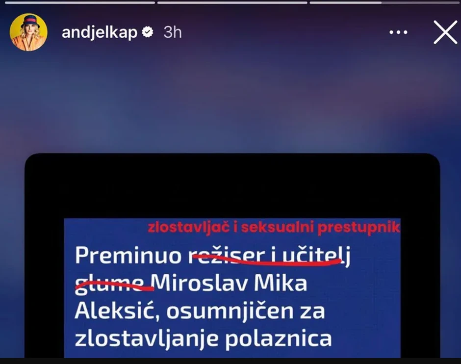 Objava Anđelke Prpić