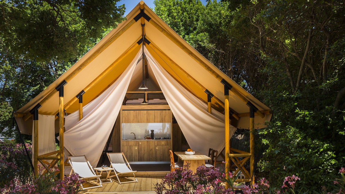 GLAMPING, namiot