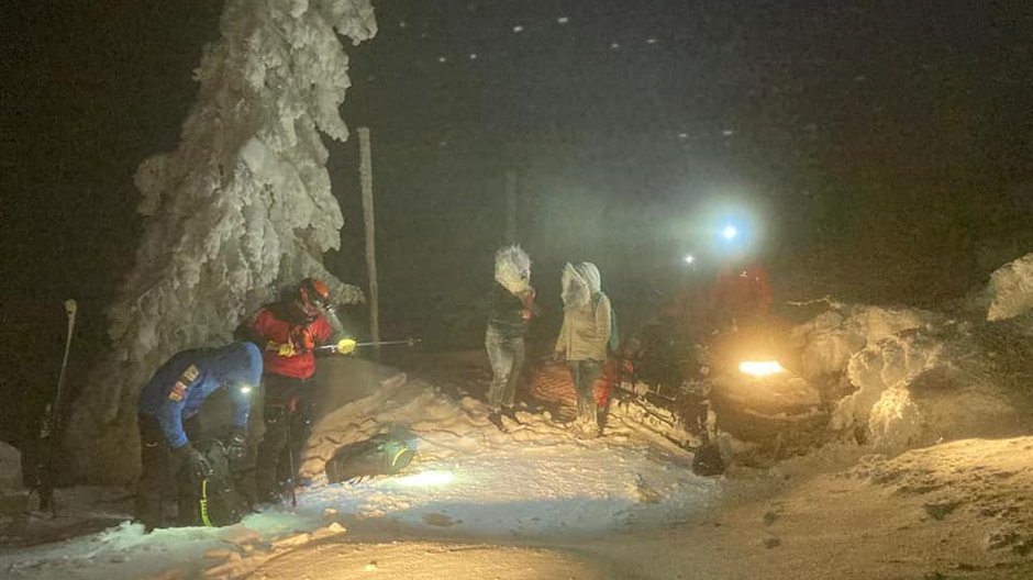 Akcja karkonoskiego GOPR pod Śnieżką