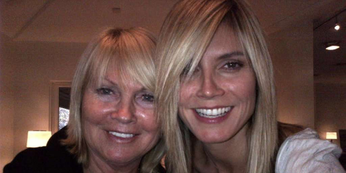Heidi Klum z matką. Wyglądają jak siostry