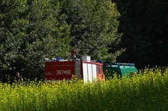 Dron znaleziony na polu kukurydzy pod Działdowem. Służby w akcji