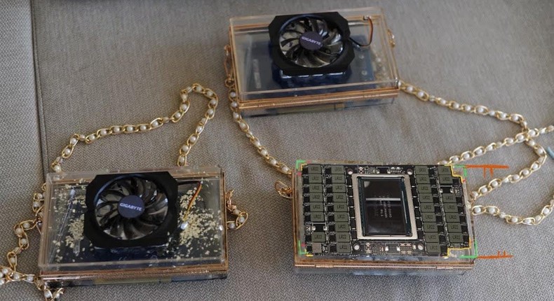 Tessa Barton started creating GPU purses last year.Tessa Barton