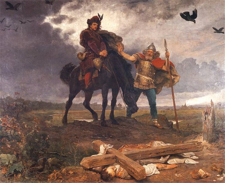 Powrót Kazimierza I Odnowiciela do Polski, obraz Wojciecha Gersona