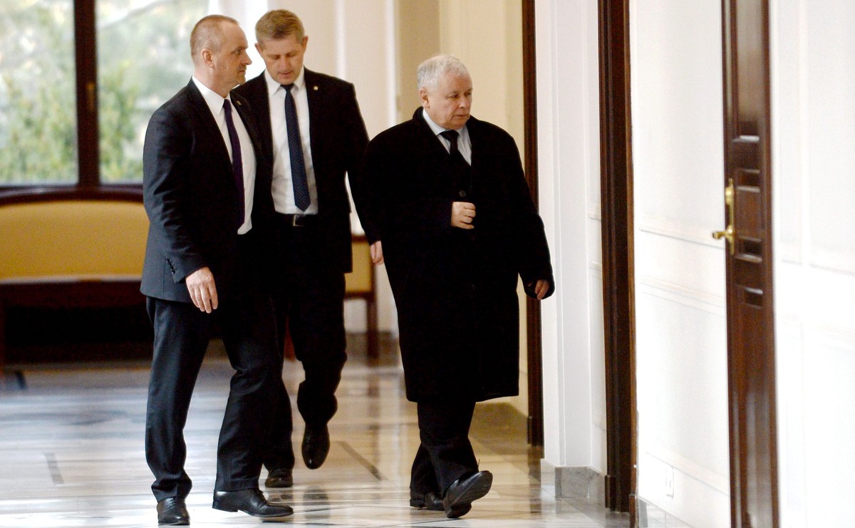 Jarosław Kaczyński w Sejmie