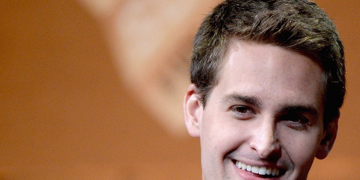 Snapchat CEO Evan Spiegel.