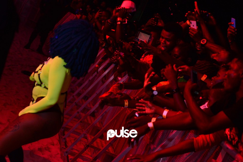 Moonchild Sanelly performing live at Gidifest 2019