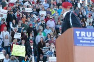 Republican Presidential Candidate Donald Trump Holds Primary Election Rally In Alabama