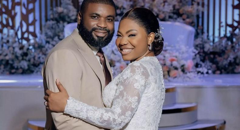 Mercy Chinwo and her husband are now parents