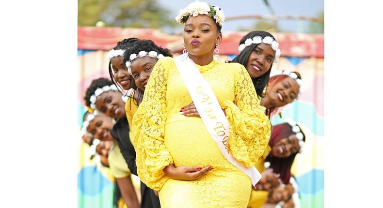 Milly Wa jesus treated to a surprise Baby shower ahead of delivery date (Photos)