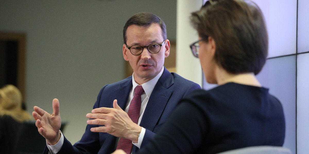 Mateusz Morawiecki w redakcji Fakt