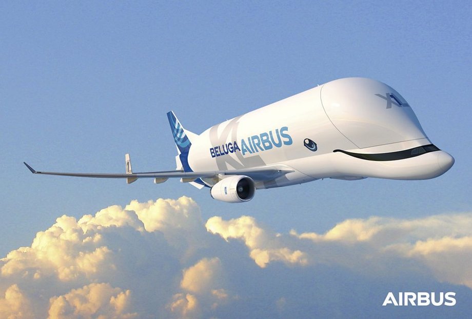 Airbus BelugaXL przypomina gatunek wieloryba - białuchę. Wprost nawiązuje do tego nowe malowanie, które ma znaleźć się na kadłubie samolotu.