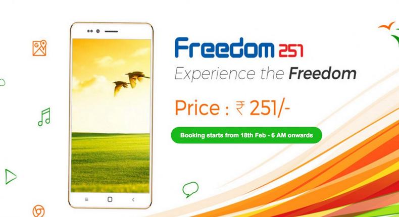 The Freedom 251 is the cheapest smartphone in the world at 251 Rupees which is approximately $4