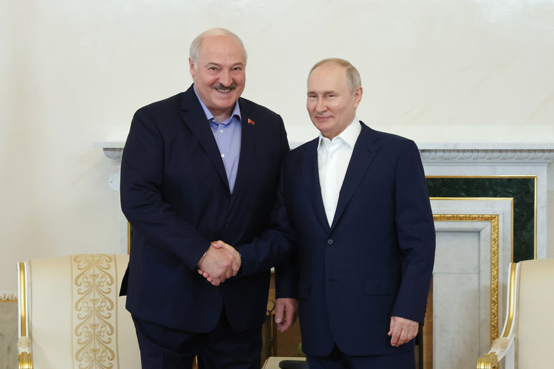 Aleksandr Łukaszenko i Władimir Putin.