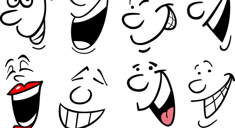 Laughing cartoons