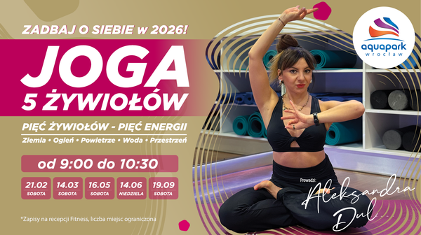 Przez pięć żywiołów uczestników zajęć przeprowadzi Aleksandra Dul.