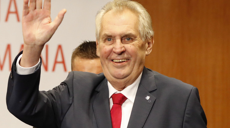 Milos Zemant
újraválasztották
a csehek /Fotó: MTI