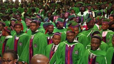 Covenant University graduates during convocation ceremony [PM News]