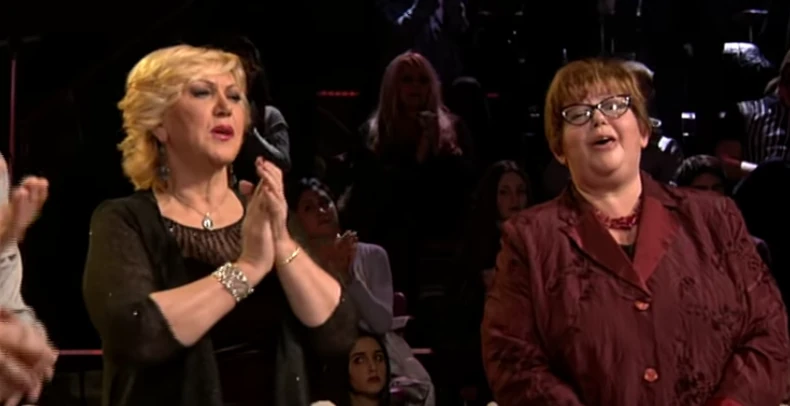 Merima Njegomir kao podrška sestri u šouu "Nikad nije kasno"