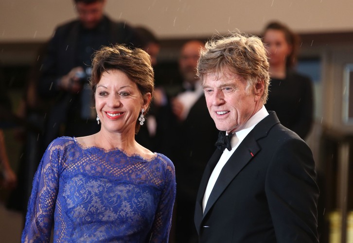 Robert Redford i Sibylle Szaggars