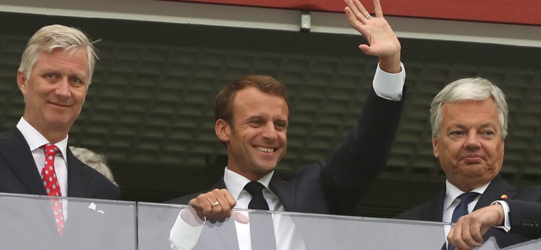 Prezydent Emmanuel Macron obejrzy finał mundialu na Łużnikach