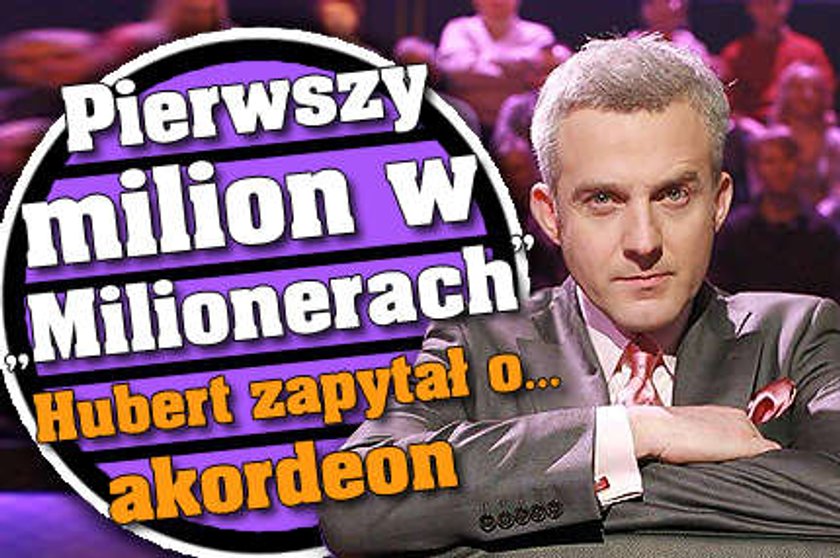 Pierwszy milion w milionerach! Czek odebrany!