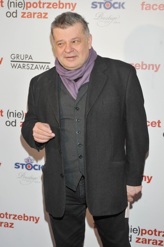 Krzysztof Globisz na premierze filmu 'Facet (nie)potrzebny o zaraz'