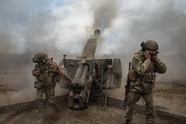 Ukraińscy żołnierze, walki o Bachmut