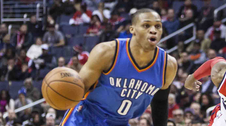 Westbrook idén a kilencedik tripla-dupláját érte el /Fotó: AFP