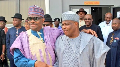 A throwback to when the PDP bromance between Rivers State Governor, Nyesom Wike and his his Sokoto State counterpart, Aminu Tambuwal, bloomed.