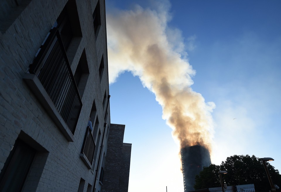 BRITAIN LONDON FIRE (Fire at Lancaster West Estate in London)