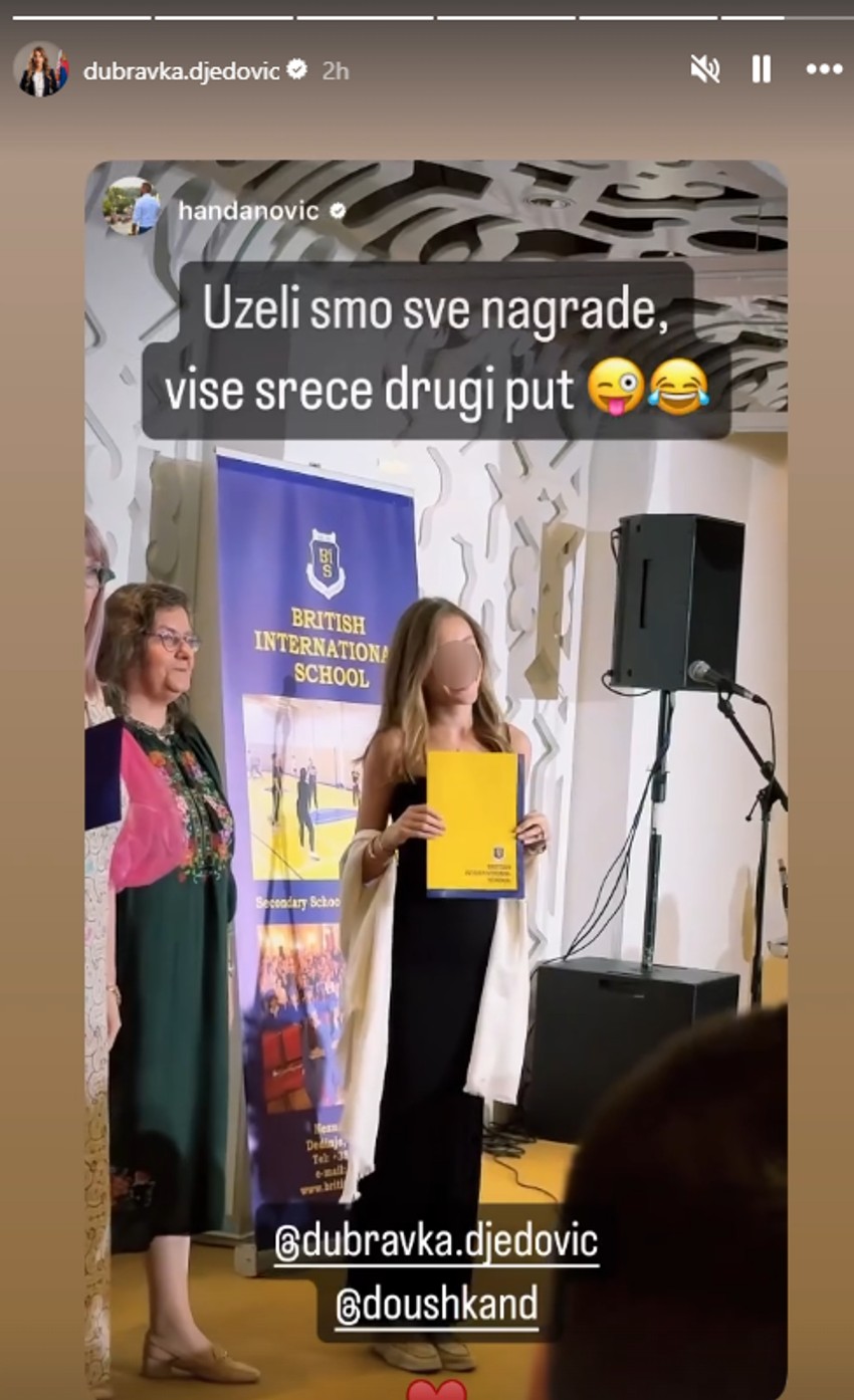 Ćerka Dubravke Đedović