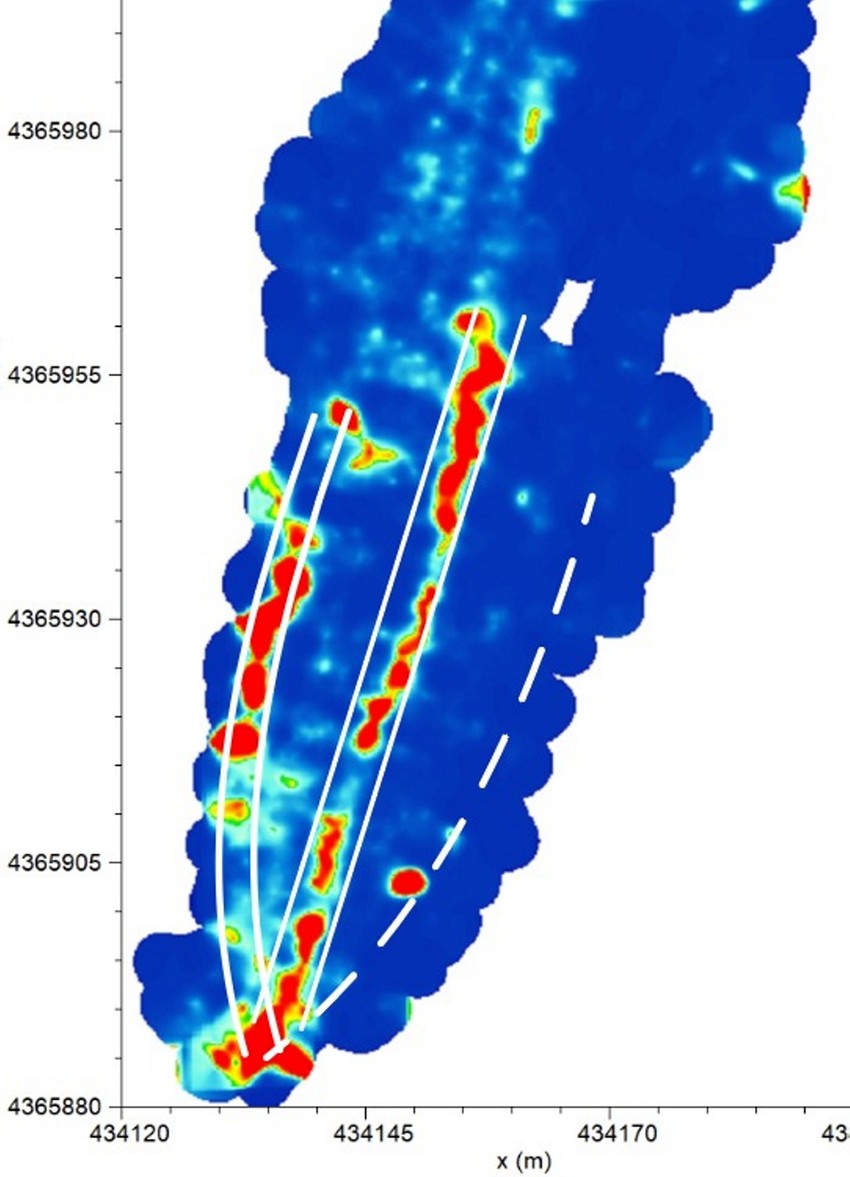 Skeniranje prikazuje moguće hodnike i prostorije unutar formacije Durupinar, velike geološke formacije u obliku čamca koja se nalazi oko 29 kilometara južno od planine Ararat u istočnoj Turskoj
