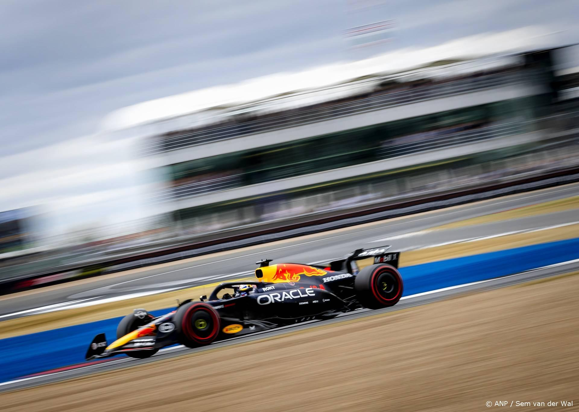 Verstappen 3e tijd Silverstone - qualifying 16:00