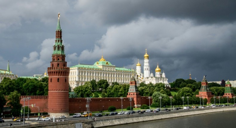 An unexploded World War II aviation bomb was found in the grounds of the Kremlin in Moscow during construction works, and was removed, Russian news agencies reported.