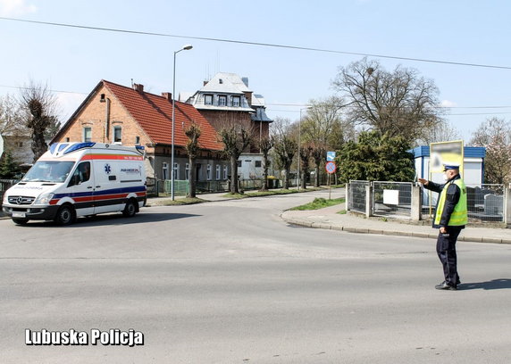 Ewakuacja pacjentów ze szpitala w Skwierzynie