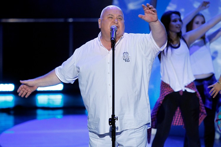 Rudi Schubert podczas koncertu 'Disco pod żaglami'