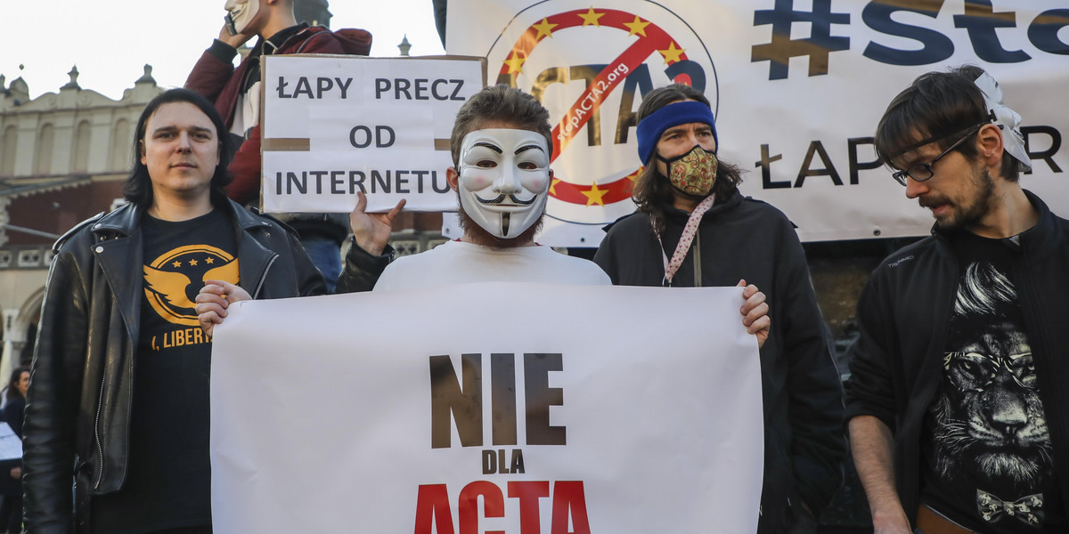 Demonstracje STOP ACTA2