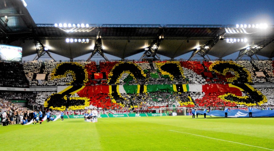 Takiej oprawy jeszcze nie było. Kibice Legii poszli na całość