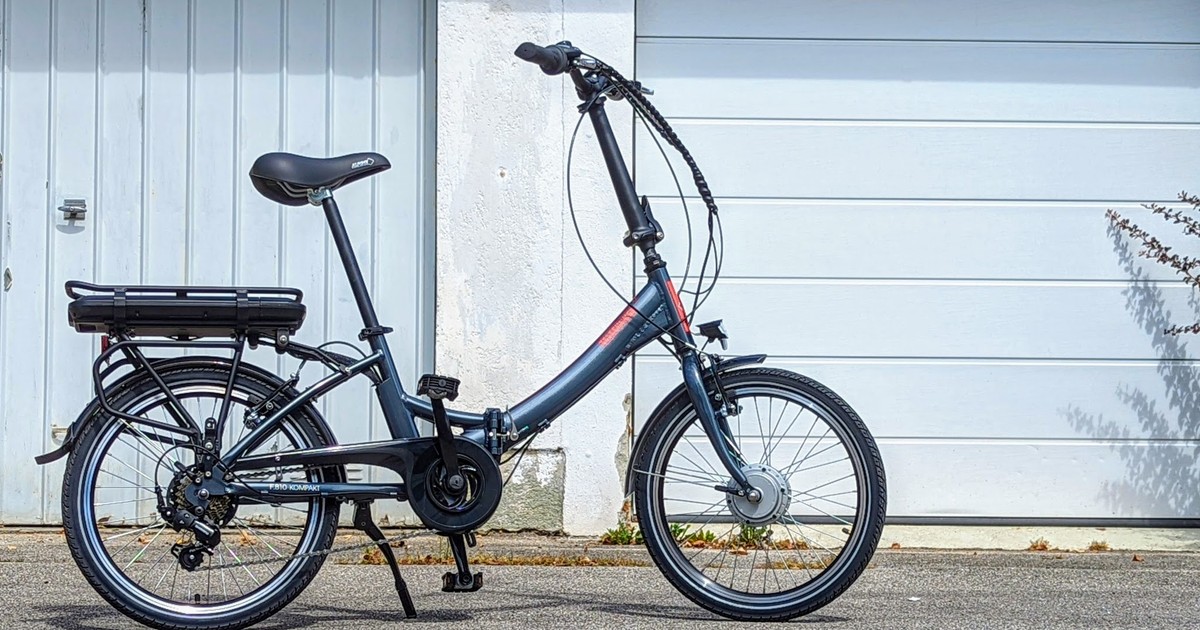 Jerool Klapprad Erwachsenenfahrrad - 6-Gang Citybike Für Stadt & Tour