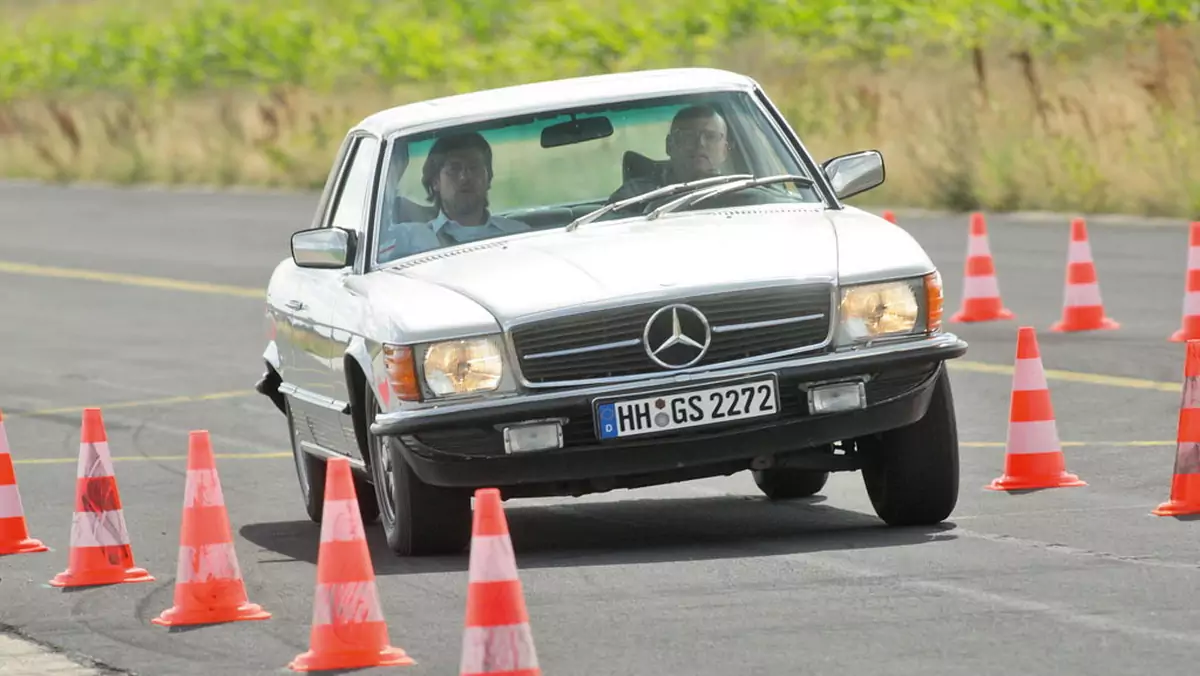 Mercedes 450 SLC 5.0 - poduszkowiec czy rajdówka?