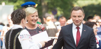 Agata Duda w Spale. Ale się cieszy!