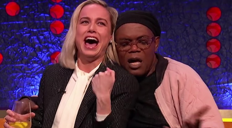 Brie Larson & Samuel L. Jackson kiparodizálta Lady Gagát és bradley Coopert