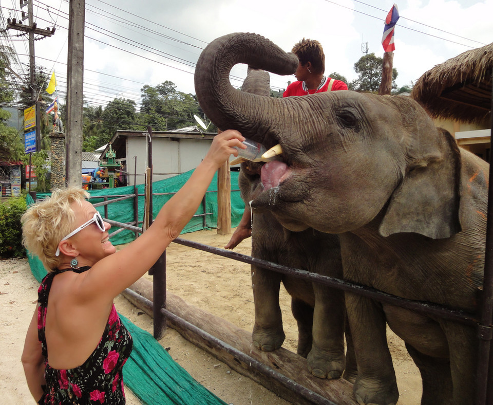 Małgorzata Ostrowska w Tajlandii - Koh Chang (2012 r.)