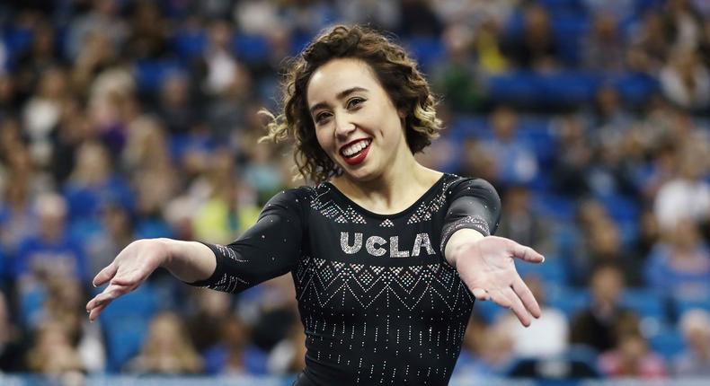 UCLA gymnast Katelyn Ohashi