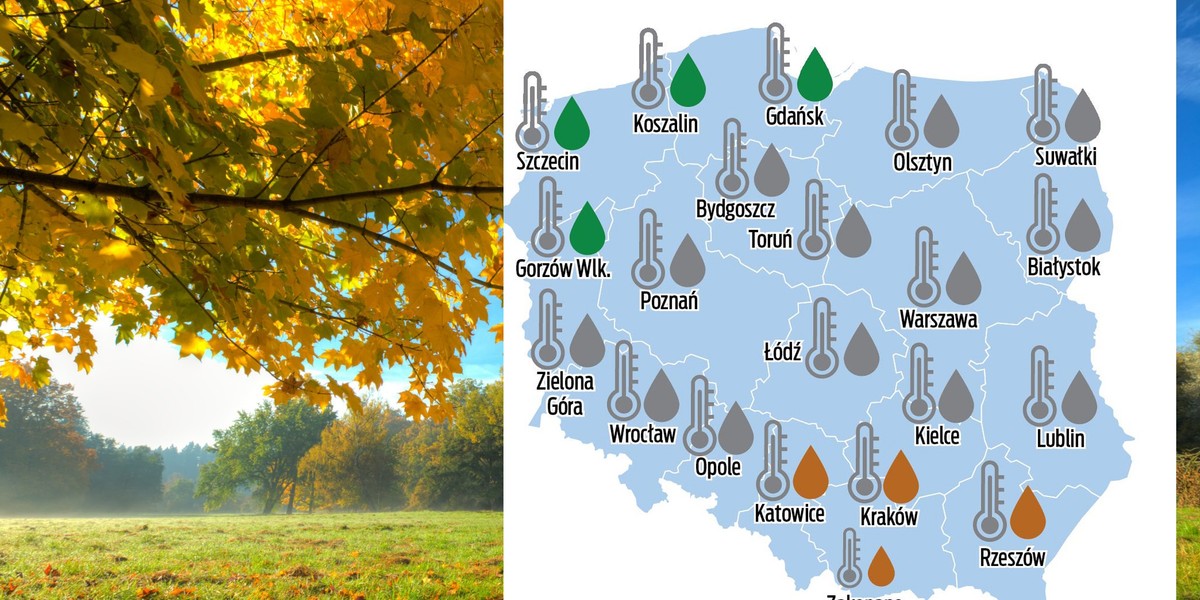 Meteorolodzy i synoptycy oceniają: jest szansa na złotą polską jesień. 