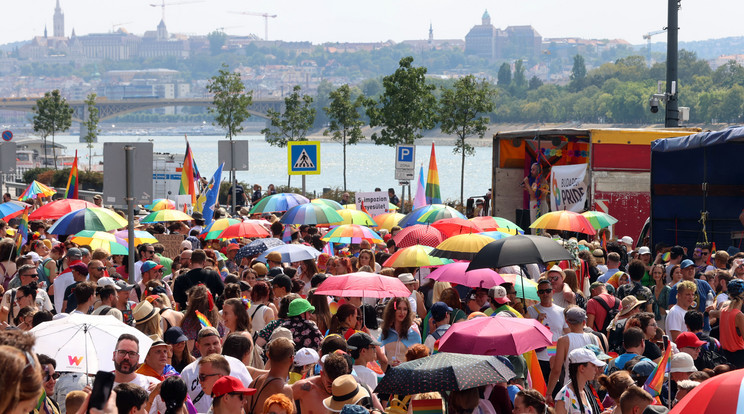 Szombaton délután elkezdődött a 27. Budapest Pride./Fotó: Fuszek Gábor